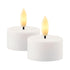 LED Teelicht 2er Set klein | weiss