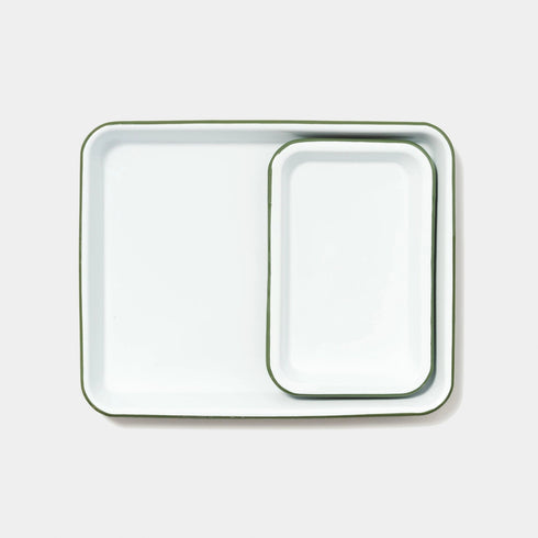 Emaille-Tablett | saphire green