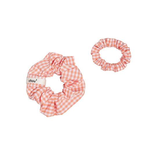 Scrunchie Vichy | peach