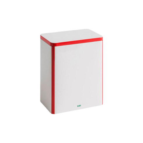 Vorratsdose Container large | offwhite & red