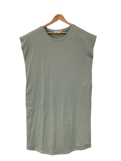 T-Shirt Kleid | sage