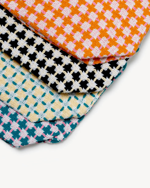 Wash Bag 100% Baumwolle | grün & Rosa