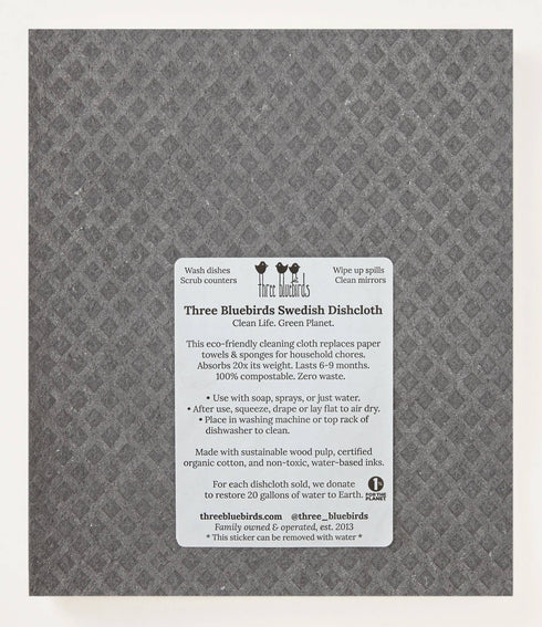 Schwammtuch | weisse Blumen