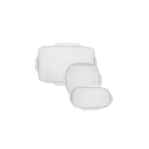 Silikondeckel rechteckig | 3-er Set