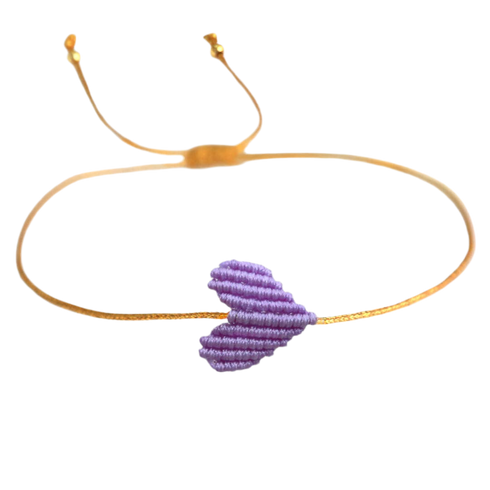 Armband Herz | Lila