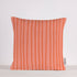 Kissen fine lines | koralle/orange