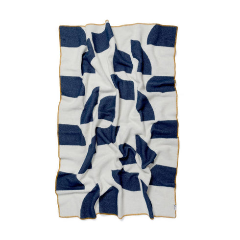 Wolldecke 135x185cm | Deko navy