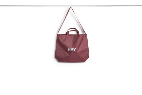 Grid crossover Bag | burgundy