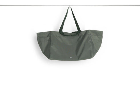 Grid Weekender Bag medium | dark green