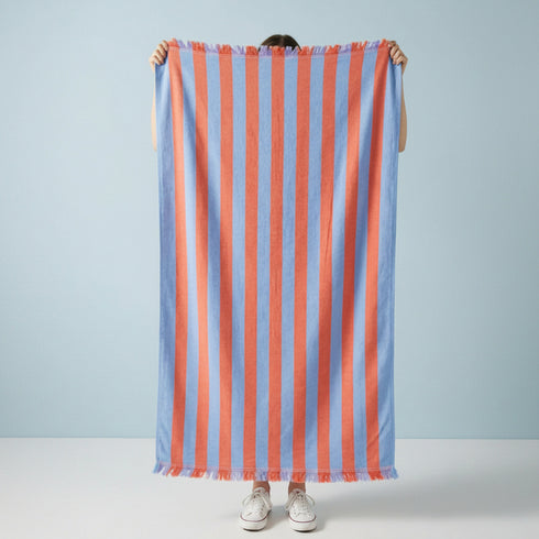 Hamam Tuch wendbar | berry, lila, blau