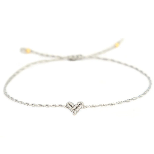 Armband Herz mini | Silber