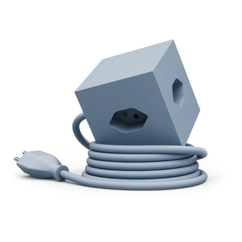 Mehrfachsteckdose SQUARE | dusty blue