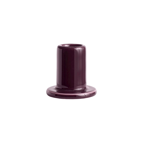 Kerzenständer Tube (S) | bordeaux