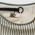 Nylon Crescent Bag medium | salbei gestreift