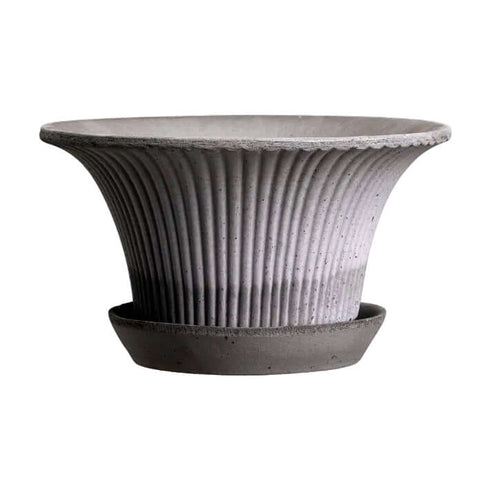 Blumentopf Daisy | grau