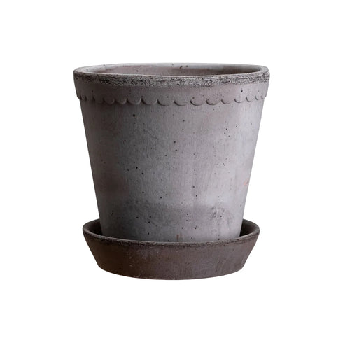 Blumentopf Helena classic | grau