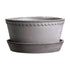 Blumentopf Helena low | grau