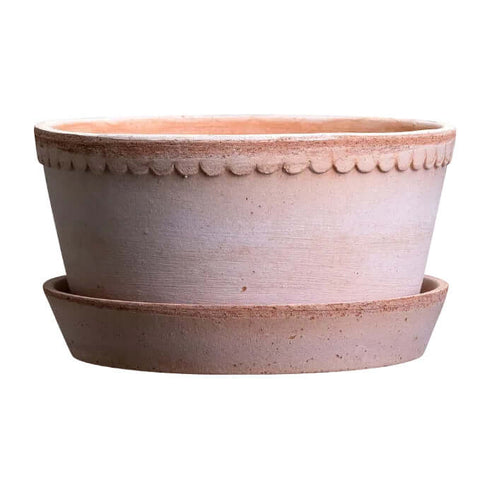 Blumentopf Helena low | terracotta