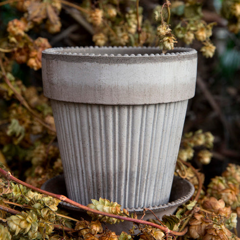 Blumentopf Simona | grau