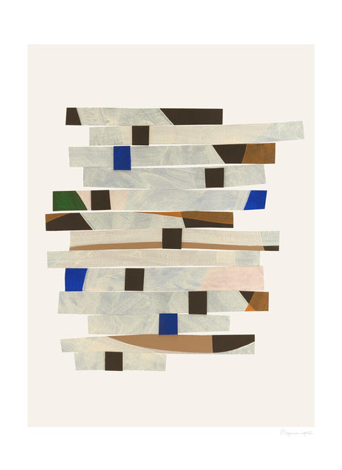 Art Print 50x70cm | Cut up Stripes