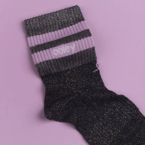 Electra Glitter Socken | silver glam