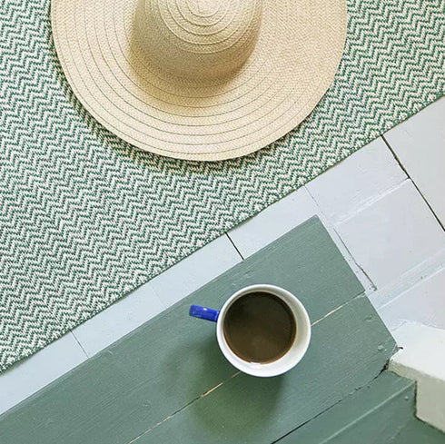 PET Outdoor Teppich Strand 2.0 | green