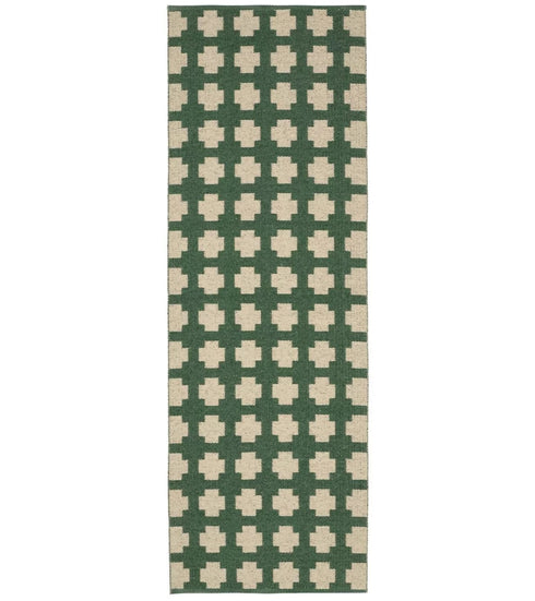 PET Outdoor Teppich Paloma | dark green