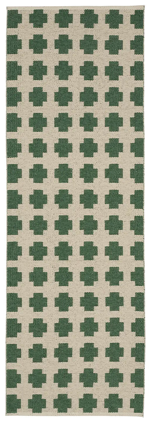 PET Outdoor Teppich Paloma | dark green
