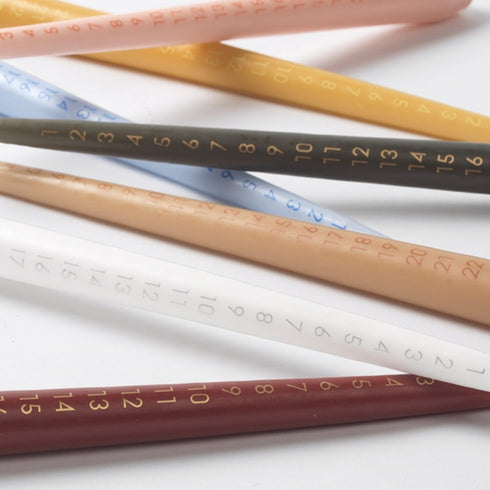 Adventskerze Kalenderlicht | grün, silber