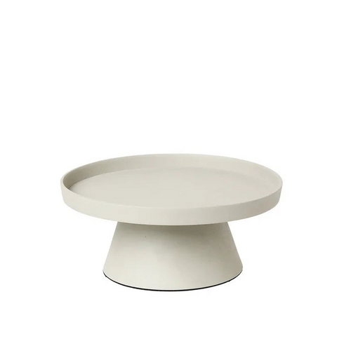 Kerzenschale Holger rund | sand