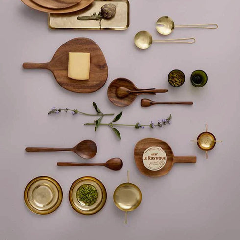 Messing Tablett Ankit small | rund