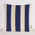 Kissen stripes | creme/kobalt