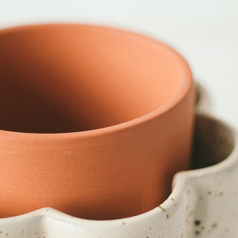 Selbstbewässernder Topf Paulita S | creme