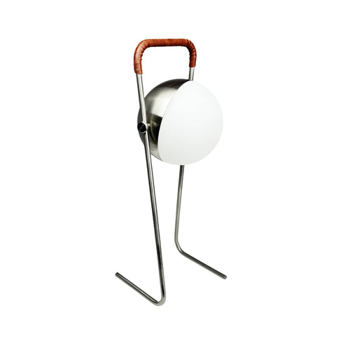 Tischlampe Mova wiederaufladbar | braun