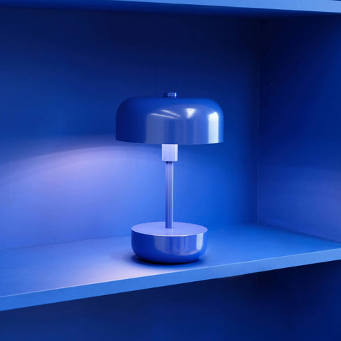Tischlampe Haipot wiederaufladbar | blau