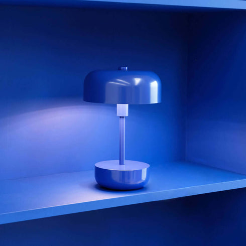 Tischlampe Haipot wiederaufladbar | blau
