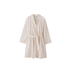 Bademantel Leinen | Ecru