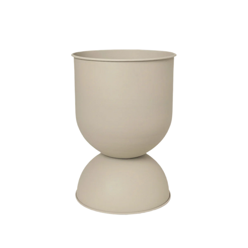 Übertopf Hourglass Pot S | cashmere