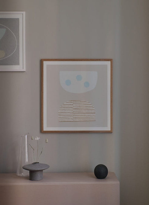 Art Print 50x50cm | Blue Eggs