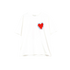 T-Shirt | weiss mit Herz