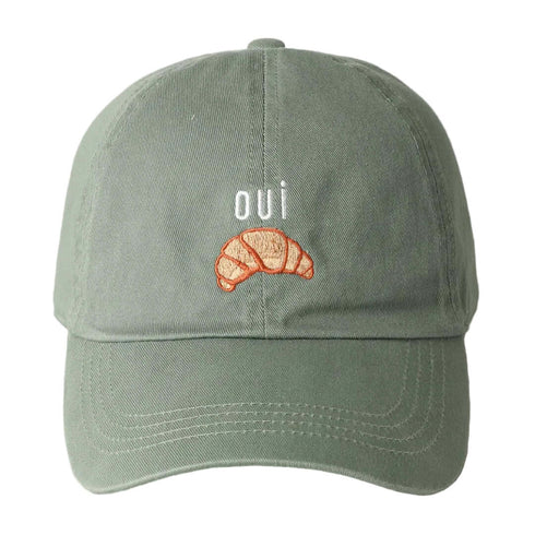 Baseballcap OUI Croissant | salbei