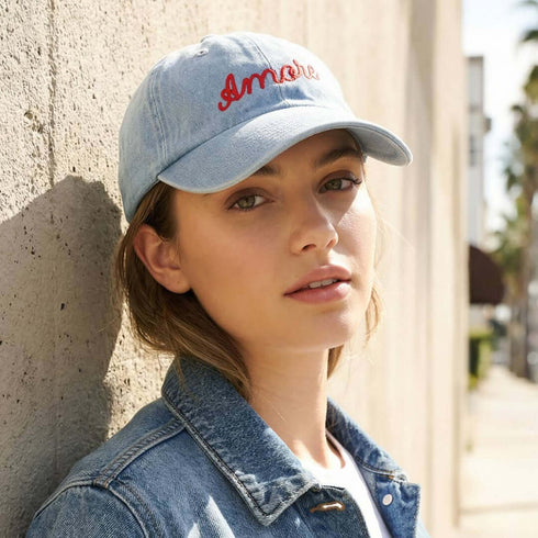 Baseballcap Amore | denim