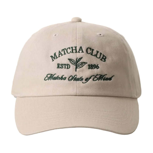 Baseballcap MATCHA CLUB | beige