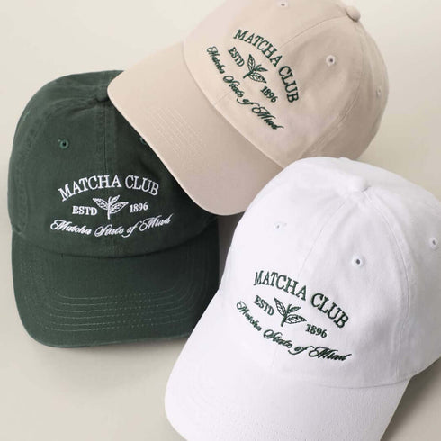 Baseballcap MATCHA CLUB | beige