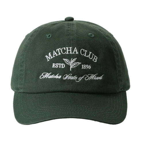 Baseballcap MATCHA CLUB | grün