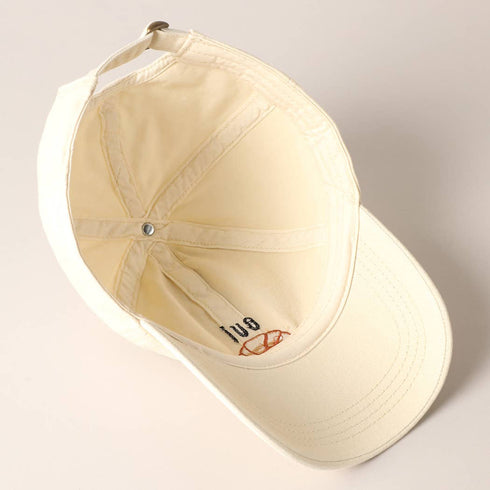 Baseballcap OUI Croissant | ecru