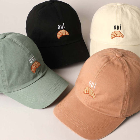 Baseballcap OUI Croissant | salbei