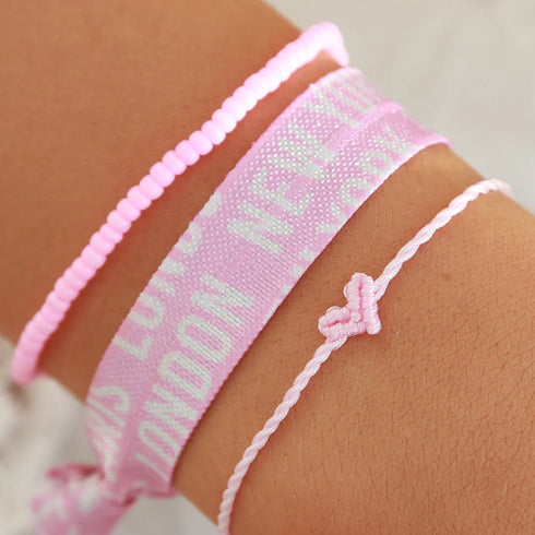 Armband Herz mini | Rosa