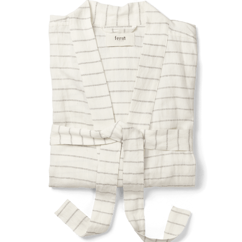 Bademantel Field | offwhite, braun