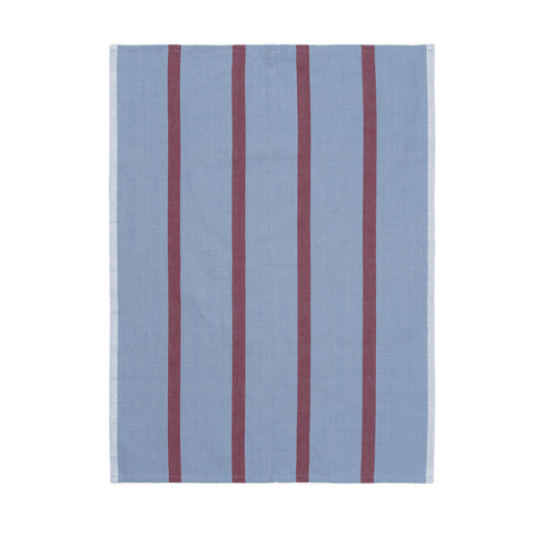 Hale Geschirrtuch | blau-weinrot